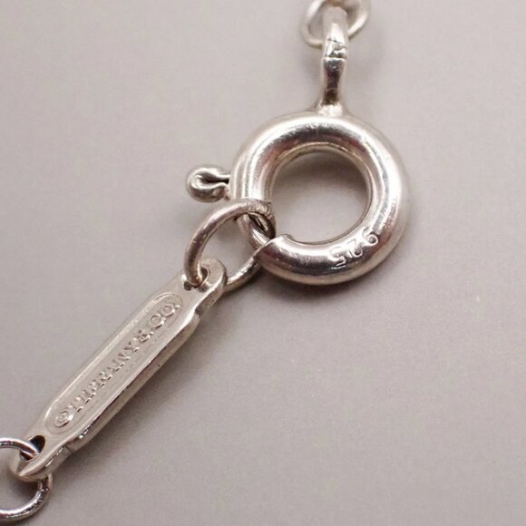 Tiffany & Co. Logo 1837 Circle Chain Necklace Pendant Ag 925 Silver 02YH711 - Picture 10 of 10